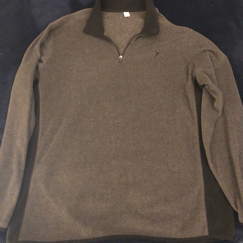 Grey Quarter Zip Pullover